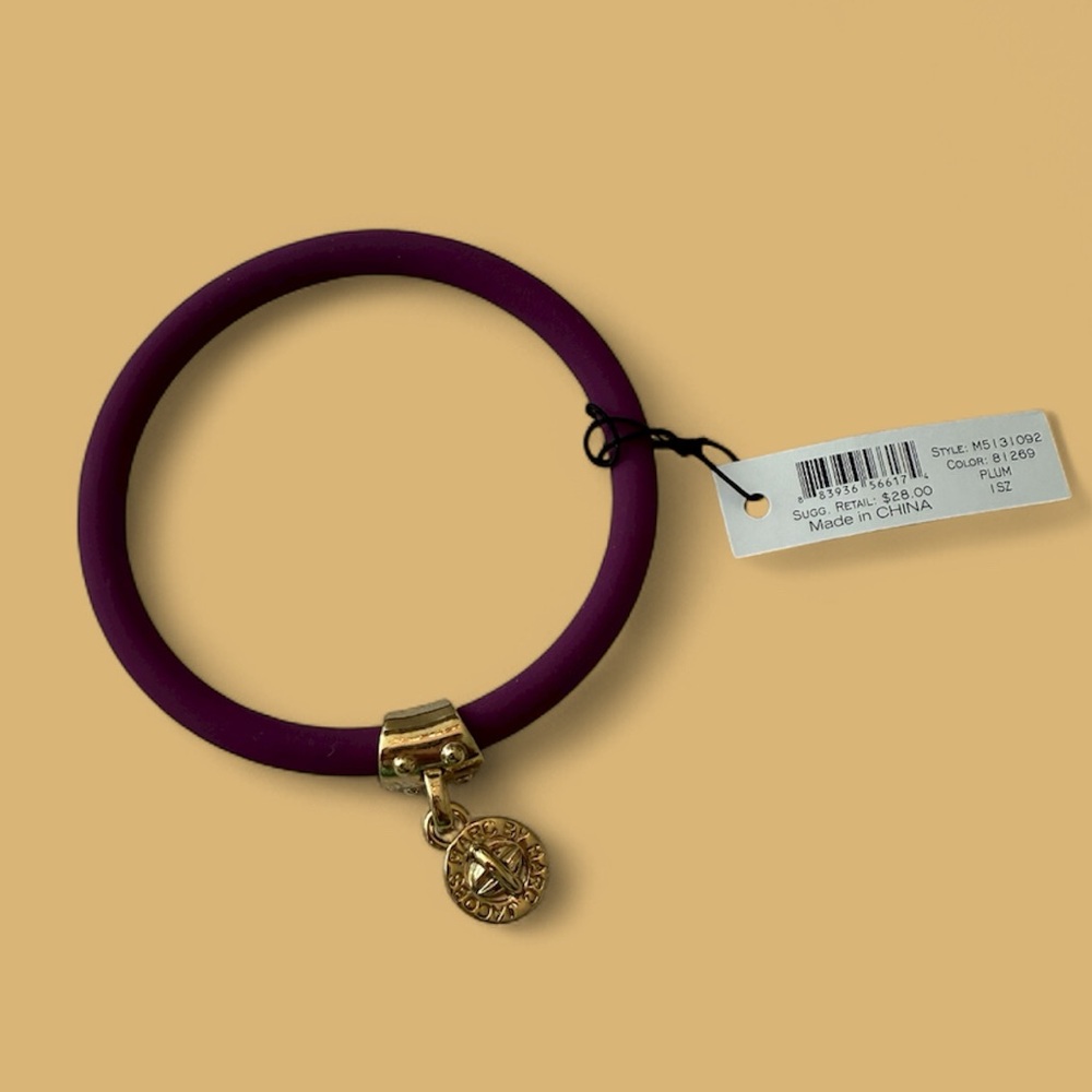 Marc Jacobs Purple and Gold Charm Bracelet